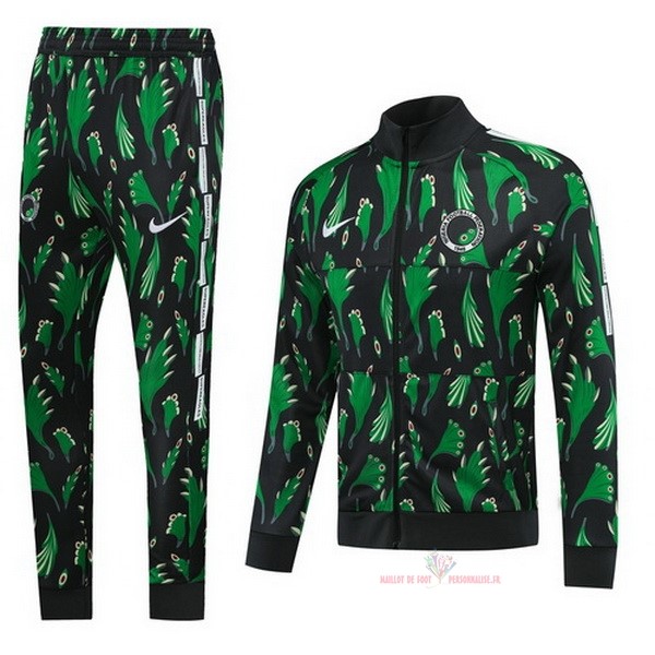 Maillot Om Pas Cher Nike Survêtements Nigeria 2020 Noir Vert